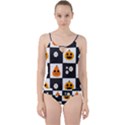 Seamless Halloween Pattern With Smiling Pumpkin 20240926 161714 0000 Cut Out Top Tankini Set View1