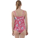 Halloween Pattern With Sculles And Bones 20240926 160927 0000 Twist Front Tankini Set View2