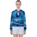 Astral Waveform Fantasy Women s Tie Up Sweat View1