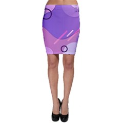 Colorful Labstract Wallpaper Theme Bodycon Skirt by Apen