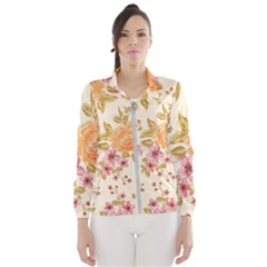 Peony Flower Floral Flora Pattern Women s Windbreaker by Bedest