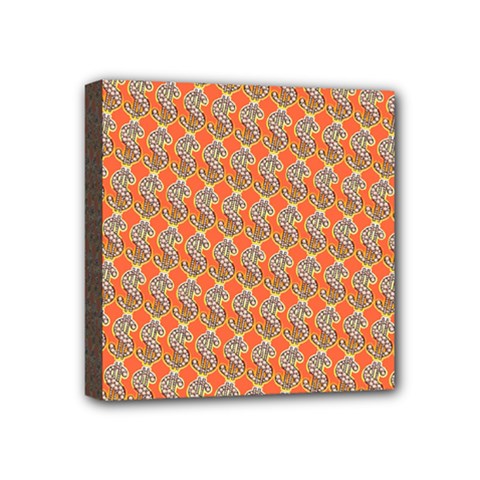 Diamond Dollar Sign Pattern Mini Canvas 4  X 4  (stretched) by ExtraAwesomeSauce