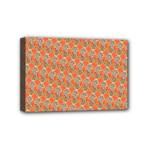 Diamond Dollar Sign Pattern Mini Canvas 6  X 4  (stretched) by ExtraAwesomeSauce