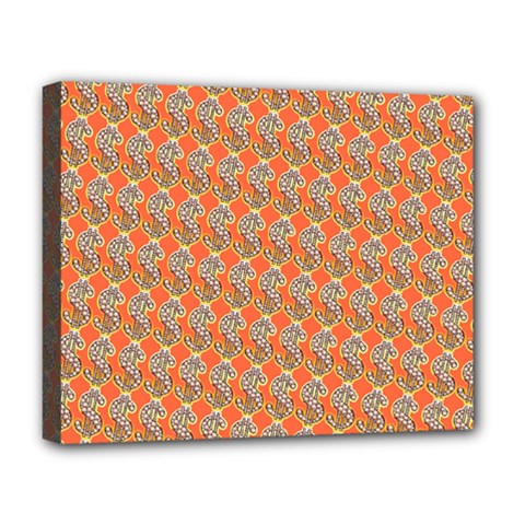 Diamond Dollar Sign Pattern Deluxe Canvas 20  X 16  (stretched) by ExtraAwesomeSauce