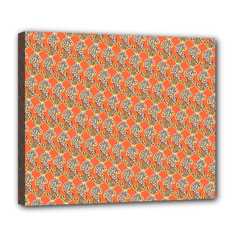 Diamond Dollar Sign Pattern Deluxe Canvas 24  X 20  (stretched) by ExtraAwesomeSauce