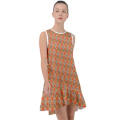 Diamond Dollar Sign Pattern Frill Swing Dress by ExtraAwesomeSauce