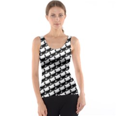 Stylish Coffee Cup Pattern Women s Basic Tank Top by ExtraAwesomeSauce