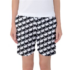 Stylish Coffee Cup Pattern Women s Basketball Shorts by ExtraGoodSauce