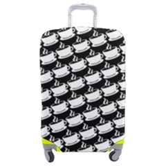 Stylish Coffee Cup Pattern Luggage Cover (medium) by ExtraGoodSauce