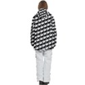 Stylish Coffee Cup Pattern Women s Pullover Zip Ski and Snowboard Waterproof Breathable Jacket View4