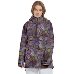 Abstract Molecular Space Art Women s Pullover Zip Ski And Snowboard Waterproof Breathable Jacket by ExtraAwesomeSauce