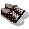 Regal Eagle Pattern Kids  Low Top Canvas Sneakers View3