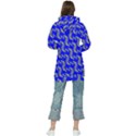 Eye of Horus Pattern Women s Long Oversized Pullover Hoodie View2