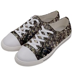 Pear Tree In Full Bloom Women s Low Top Canvas Sneakers by ExtraAwesomeSauce