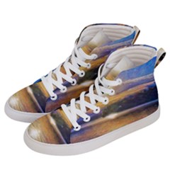 Serene Sunset Over Water Men s Hi-top Skate Sneakers by ExtraAwesomeSauce