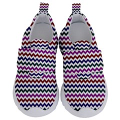 Chevron Pattern Kids  Velcro No Lace Shoes by ytdream