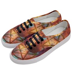 Enchanted Nebula Pentagram Art Women s Classic Low Top Sneakers by ExtraAwesomeSauce