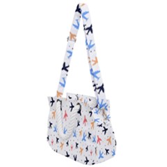 Cute Airplanes Planes Rope Handles Shoulder Strap Bag by ConteMonfrey