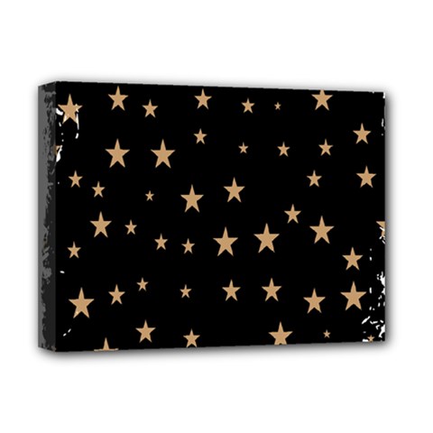 Little Stars Pattern Deluxe Canvas 16  X 12  (stretched)  by ConteMonfrey