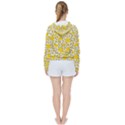 Yellow Flowers Roses On The Wall Lemons Women s Tie Up Sweat View2