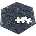 Astronomie astrologie vintage  Wooden Puzzle Hexagon View2