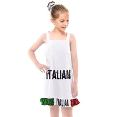 Strong Italian Energy Kids  Overall Dress by ConteMonfrey