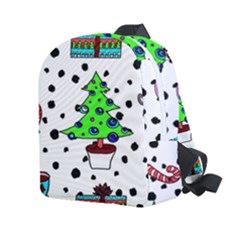 It`s Cold Outside Christmas Pattern Kids  Age 2-4 Lightweight Preschool Backpack