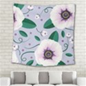 Flowers Petals Blossom Flora Square Tapestry (Large) View2