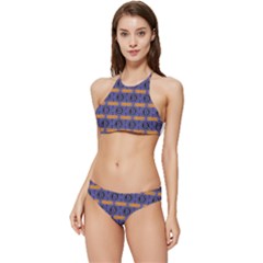 Bitcoin Logo Pattern Banded Triangle Bikini Set by ExtraAwesomeSauce