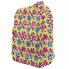 Colorful Bitcoin Pattern Classic Backpack by ExtraAwesomeSauce