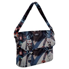 Demon Samurai Buckle Messenger Bag by AwesomeSauce