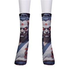 Demon Samurai Crew Socks by AwesomeSauce