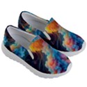 Cosmic Jellyfish Artwork Kids Lightweight Slip Ons View3