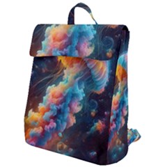 Cosmic Jellyfish Artwork Flap Top Backpack by ExtraAwesomeSauce