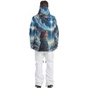 Enchanting Fantasy Night Sky Scene Men s Multi Pockets Zip Ski and Snowboard Waterproof Breathable Jacket View4