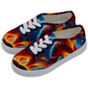 Enchanted Fire Feline Kids  Classic Low Top Sneakers View2