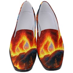 Enchanted Fire Feline Women s Classic Loafer Heels by ExtraAwesomeSauce