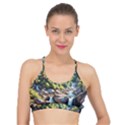 Serene Mountain Waterfall Landscape Basic Training Sports Bra View1