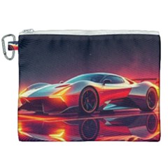 Futuristic Sports Supercar Canvas Cosmetic Bag (xxl) by AIDreaming