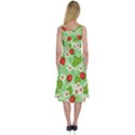 Strawberries Pattern Seamless Midi Sleeveless Dress View2