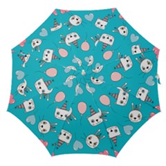 Birtay Cats Bunnies, Koteto Straight Umbrellas by kyorashop23