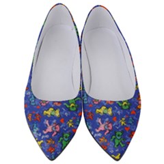 Grateful Dead Dancing Bears Pattern Women s Low Heels by Salmanaz77