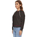 Geometric Abstract Pattern Line Women s Long Sleeve Raglan T-Shirt View2