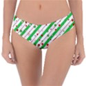 Christmas Paper Stars Pattern Texture Background Colorful Colors Seamless Reversible Classic Bikini Bottoms View1