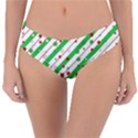 Christmas Paper Stars Pattern Texture Background Colorful Colors Seamless Reversible Classic Bikini Bottoms View3