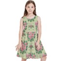 Retro 1880s Flowers Pattern 9 Kids  Skater Dress View1