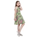 Retro 1880s Flowers Pattern 9 Kids  Skater Dress View3