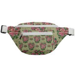 Retro 1880s Flowers Pattern 9 Fanny Pack by violetheavensky