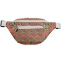 Retro 1880s Flowers Pattern 12 Fanny Pack View1