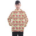 Retro 1880s Flowers Pattern 18 Men s Half Zip Pullover View1